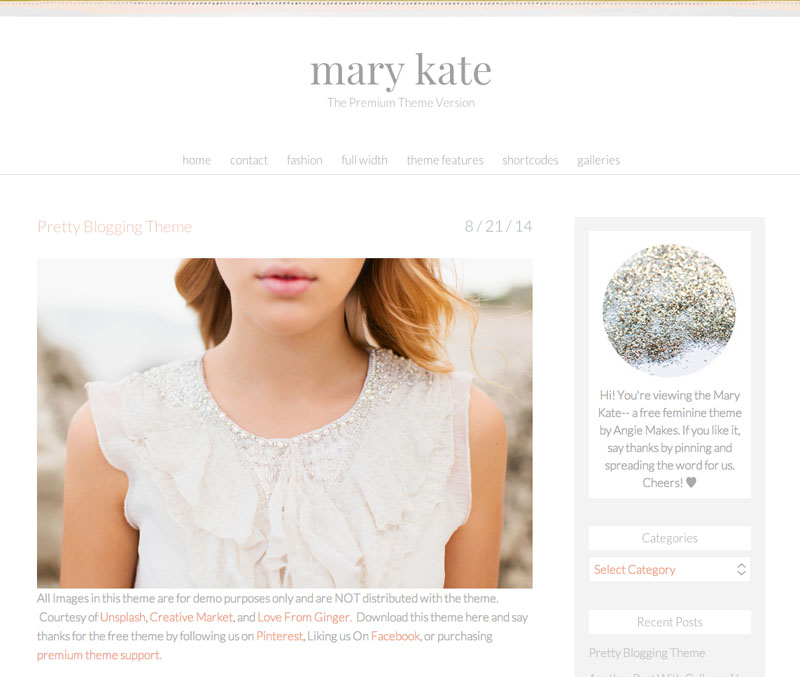 10 Free Feminine WordPress Themes for Bloggers