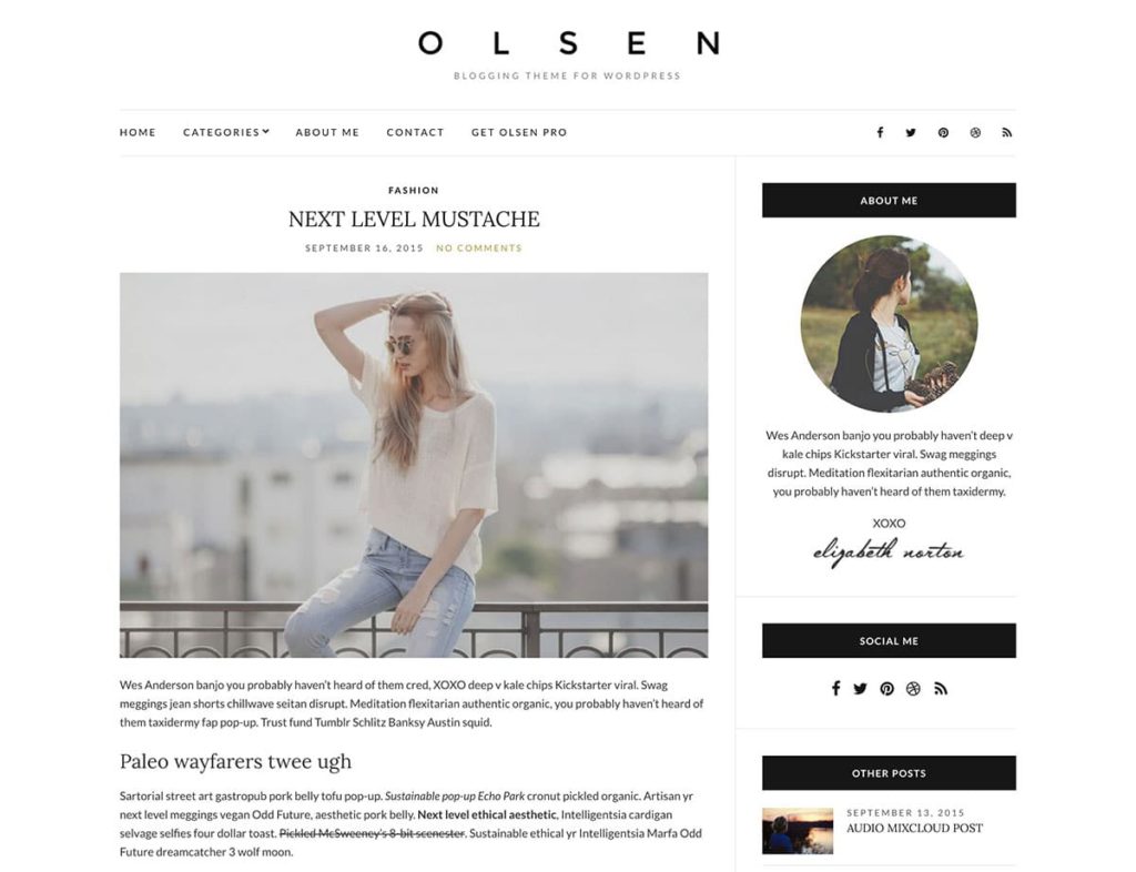 free feminine wordpress themes