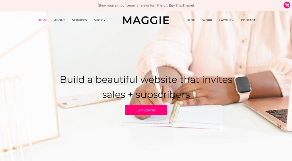 Maggie Theme Bluchic