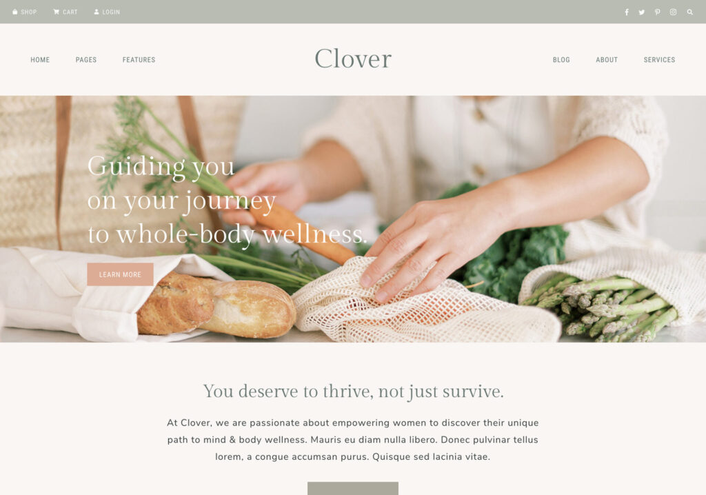 17th Avenue Feminine WordPress Themes