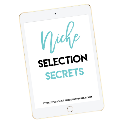 Niche Selection Secrets Mockup